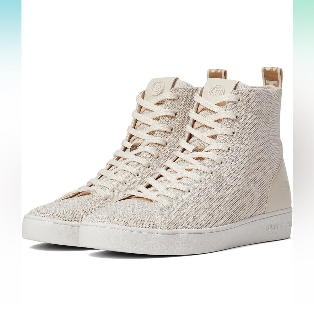 Michael Kors Cream Women’s High-Top Sneakers 5.5